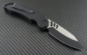Rat Worx MRX S/E Automatic Folder S/A Knife (3.25in Black Plain CPM-154) RW-MRX-TwoTone - Back