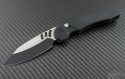 Rat Worx MRX S/E Automatic Folder S/A Knife (3.25in Black Plain CPM-154) RW-MRX-TwoTone - Front