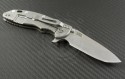 Rick Hinderer XM-18 S/E Flipper Knife (3.5in Stonewashed Plain CMP20CV) RH-XM1835-SL-ODG - Back