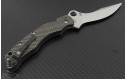 Spyderco Carbon Fiber Szabo S/E Folder Knife (5.85in Satin Plain S30-V) SPY-C146CFP - Back
