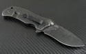 Zero Tolerance 0300 S/E Assisted Folder S/A Knife (3.75in Black Plain S30-V) ZT0300BW - Back