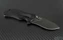 Zero Tolerance 0350 S/E Assisted Folder S/A Knife (3.25in Stonewashed Plain S30-V) ZT0350BW - Back
