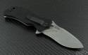 Zero Tolerance 0350 S/E Assisted Folder S/A Knife (3.25in Stonewashed Plain S30-V) ZT0350SW - Back