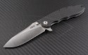 Zero Tolerance 0562 S/E Flipper Knife (3.5in Stonewashed Plain M390) ZT0562CF - Front