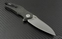 Zero Tolerance 0770CF S/E Assisted Folder Knife (3.25in Stonewashed Plain ELMAX) ZT-0770CF - Back