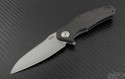 Zero Tolerance 0770CF S/E Assisted Folder Knife (3.25in Stonewashed Plain ELMAX) ZT-0770CF - Front