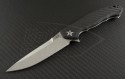Zero Tolerance Carbon Fiber 0452 S/E Flipper S/A Knife (4.25in Satin Plain S35-VN) ZT0452CF - Front
