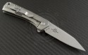 Zero Tolerance Metal 0808 S/E Flipper Knife (3.25in Satin Plain S35-VN (CMP)) ZT0808 - Back