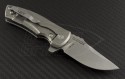Zero Tolerance Silver 0900 S/E Flipper S/A Knife (2.5in Stonewashed Plain S35-VN) ZT0900 - Back