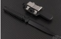 Microtech Knives ADO S/E Fixed Knife (4.25in Black Plain) 116-1 - Back