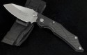 Microtech Knives Select-Fire S/E Folder Knife (3.73in Satin Plain S35-VN) 129-4 - Front