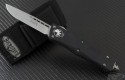Microtech Knives Troodon S/E Automatic OTF D/A Knife (3.1in Stonewashed Plain S35-VN) 139-10-2012 - Front