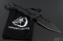 Guardian Tactical Helix S/E Flipper Knife (3.75in Black Plain CPM-154) GUA-HelixT - Back