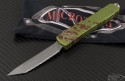 Microtech Knives Other Ultratech T/E Automatic OTF D/A Knife (3.44in Bead Blasted Serr S35-VN) 123-9Z - Front