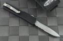 Microtech Knives UTX-70 S/E Automatic OTF D/A Knife (2.41in Satin Part Serr S35-VN) 148-8-2013 - Back