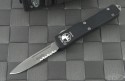 Microtech Knives UTX-70 S/E Automatic OTF D/A Knife (2.41in Satin Part Serr S35-VN) 148-8-2013 - Front