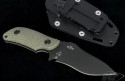 Zero Tolerance Tan 0121 S/E Fixed Knife (4.25in Black Plain S30-V) ZT0121 - Back