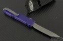 (#123-7P) Microtech Ultratech Tanto Purple/Bead Blast Plain - Back