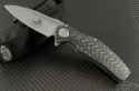 (#165-10) Microtech Matrix Stonewash Plain - Front