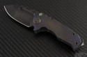 Medford Knife & Tool Custom Other Praetorian T/E Folder (2.75in Bead Blasted Plain D2) MKT-Praetorian-Ti-Micro-Pur - Front