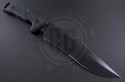 Microtech Knives Arbiter D/E Fixed Knife (8.5in Black Part Serr ELMAX) 104-2 - Back