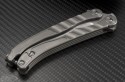 Microtech Knives Metal Metalmark S/E Butterfly Knife (3.875in Stonewashed Plain 154-CM) 170-10 - Additional View