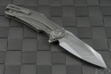Microtech Knives Custom Metal Mini Matrix S/E Flipper Knife (3in Mirror Polished Plain 154-CM) mini-matrix-c-hp - Additional View