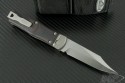 Microtech Knives Other OSS Cobra Clip Point Automatic Folder S/A Knife (3.3in Satin Plain S35-VN) 137-4RD - Back