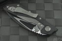 Microtech Knives Custom Carbon Fiber DOC S/E Automatic Folder D/A Knife (3.25in Black Plain S35-VN) DOC-C-DA-BLK - Additional View