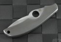 Spyderco Stainless Steel Kiwi Warncliffe Folder Knife (2in Satin Plain 8Cr13Mov) SPY-C75P3 - Additional View