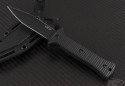 (#ZT 0150) Zero Tolerance Boot Knife Black Plain - Front