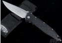 Microtech Knives Socom Elite S/E Folder Knife (4in Satin Part Serr S35-VN) 160-5 - Front