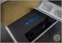 (#VNT-0110) Microtech Blue UTX-70 S/E Black Plain - Additional View