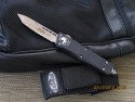Microtech Knives Troodon T/E Automatic OTF D/A Knife (3.1in Satin Part Serr D2) 140-5-2014 - Front
