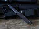 Microtech Daytona - Black - Partial Serrations - Front