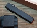 Microtech HALO II - Bead Blast - Clip Point - Plain - Back