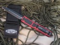 Microtech Makora Fireant Tactical - Double Edge - Black - Plain - Back