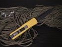 Microtech UT-X85 - YELLOW Handle - Black Plain Blade - Back
